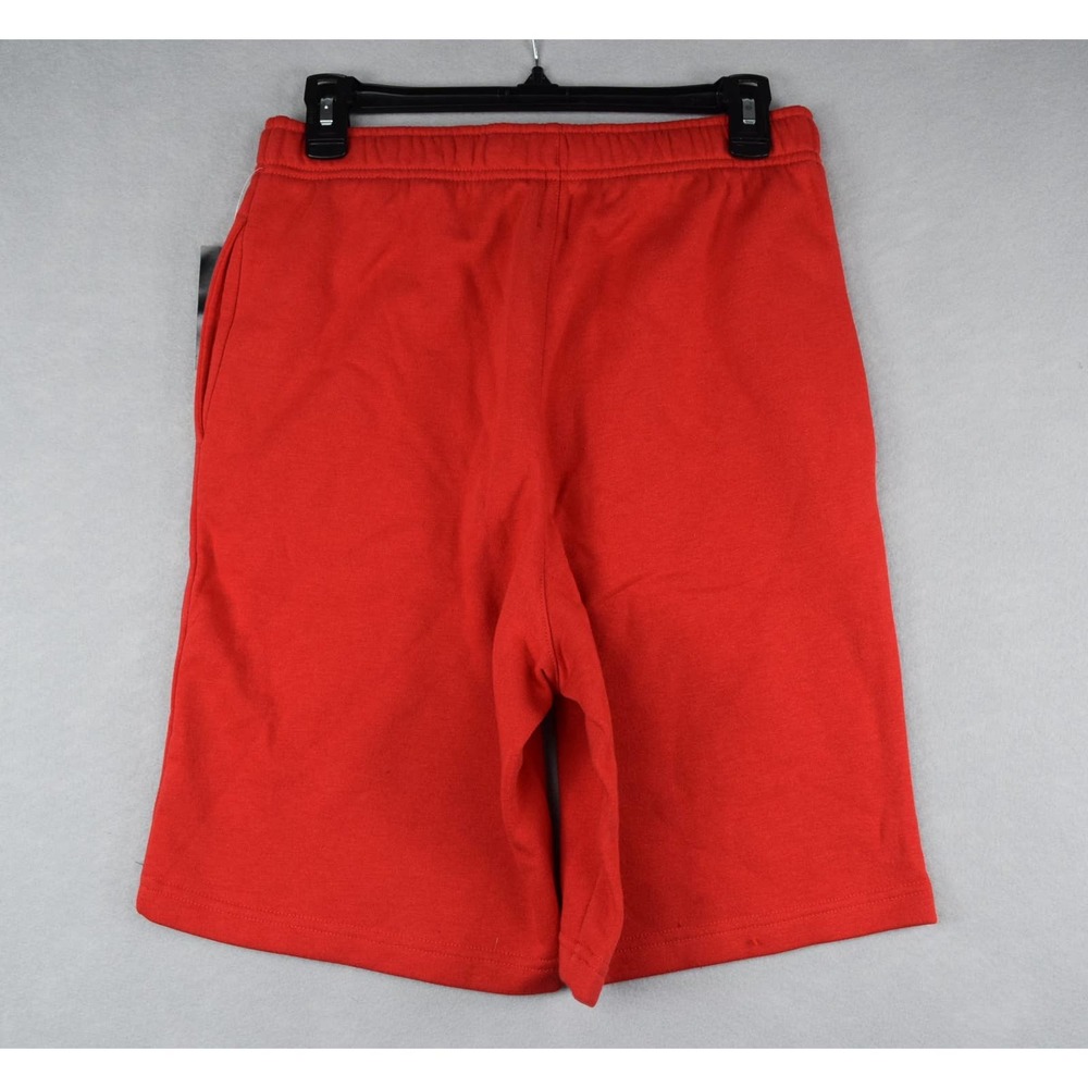 ID Ideology Men's Small Fleece Shorts 2-Pocket Drawstring Waist Licorice Red - Picture 4 of 8